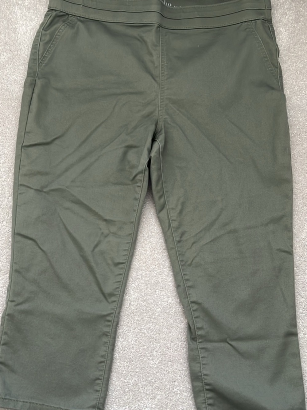 New York & Company Olive Stretch Chinos